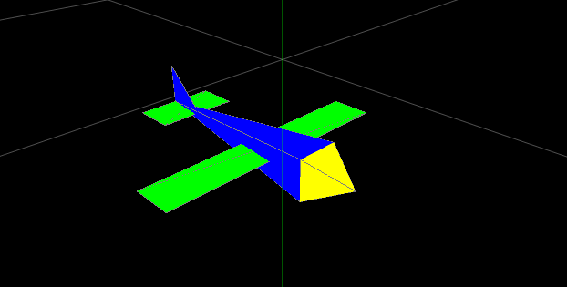 Small-scale UAV airframe used in simulation